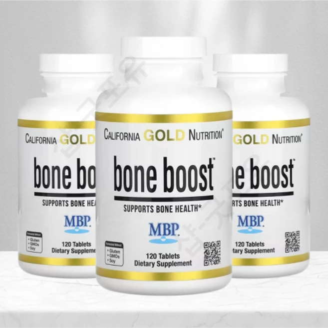 [3개 세트] 캘리포니아골드뉴트리션 Bone Boost 뼈 포뮬라 120정, 3개 - 쿠팡
