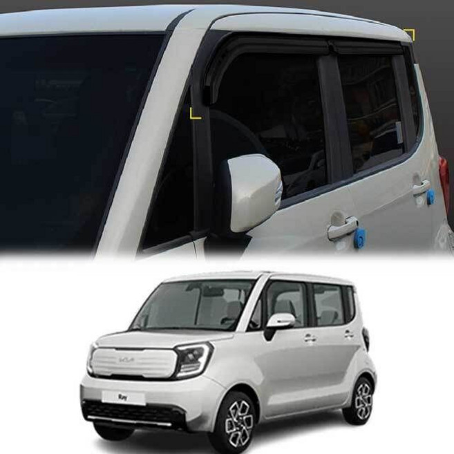 신형레이 윈도우바이저 썬바이져 창문몰딩 ykm*29225jV, 상세페이지 참조