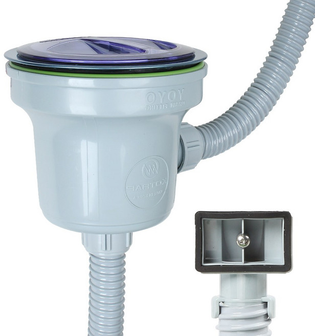 고급 싱크대 배수구 세트(대형 소형) 악취차단 점보 먹배수구 거름망 배수관 덮개, JS 대형 (고니48cm), 1개