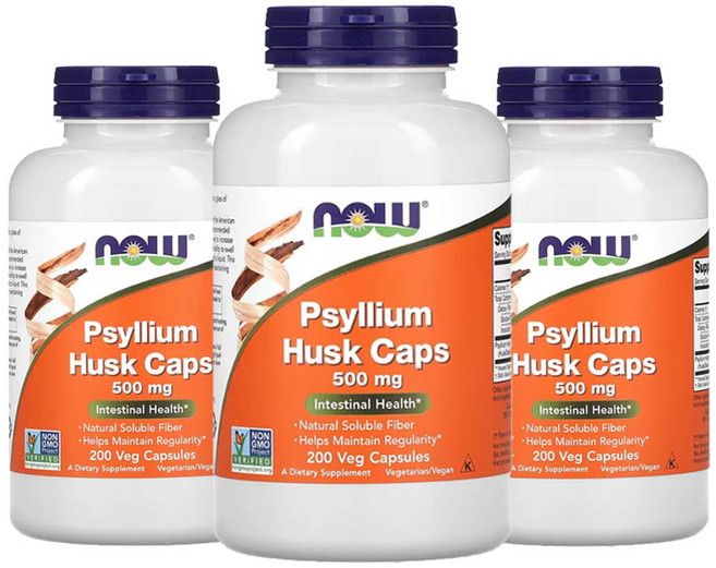 나우푸드 차전자 피 차전 자피 차천차피 자전자피 질경이 500mg 200캡슐3통, 3개, 200정