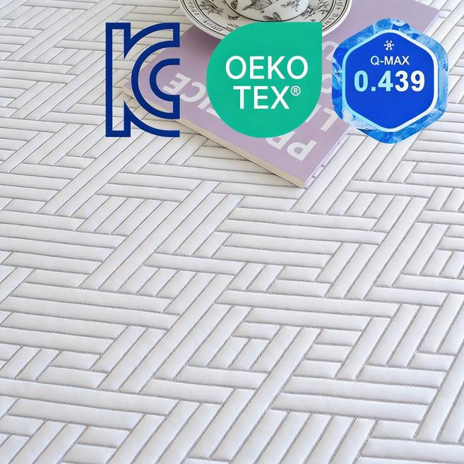 [한정특가] Cozy Aura 파워쿨링 냉감 침대 패드 쿨매트 고정밴드형 KC인증, 라지킹