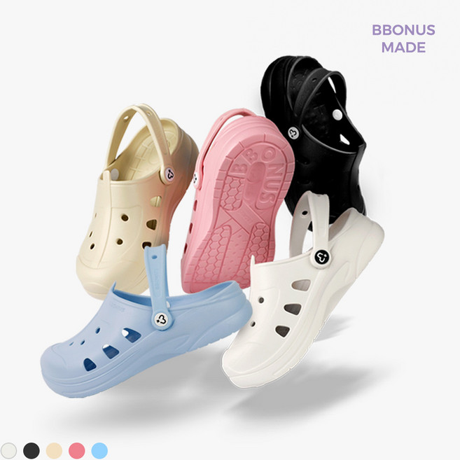 뽀너스 크로그 슬리퍼 샌들 아쿠아슈즈 여름 슬리퍼 실내화 커플화