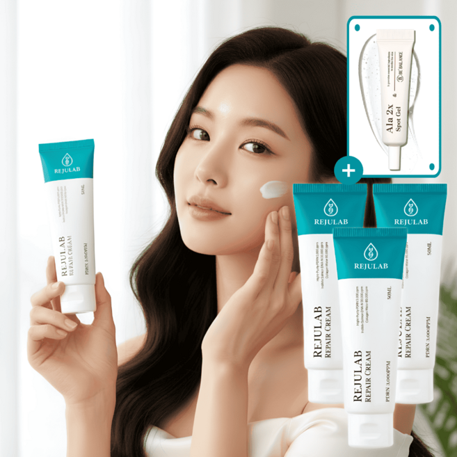 리쥬랩 리페어 PDRN 크림 50ml 3개 + [선착순증정] 비밸런스 알라 스팟젤 10ml 1개