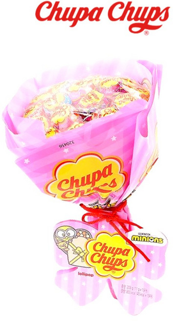 츄파춥스 꽃다발 부케 막대사탕 롤리팝 플라워사탕 졸업식 화이트데이, 2개, 209g