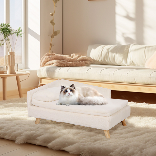 BingoPaw 강아지 고양이 L형 쇼파 침대 커버분리 쿠션 방석 포함 S/M