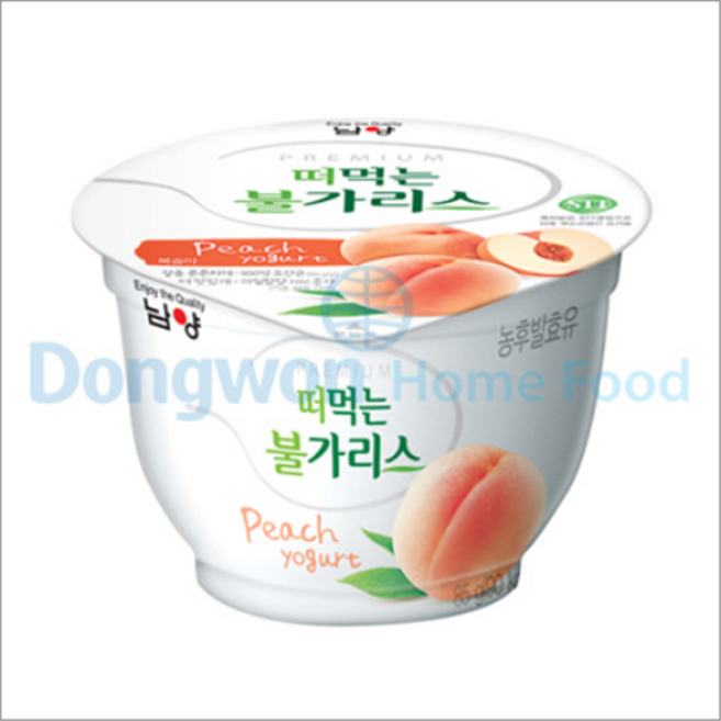 남양 떠먹는 불가리스 복숭아 요거트 85g PAK, 4개