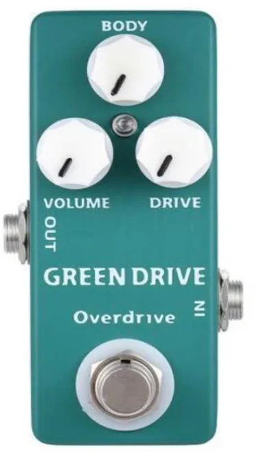 일렉트릭 기타 페달 디스토션 오버드라이브 B-BOX 블루 딜레이 크레이지 톤 블랙 랫 미니 스크레머, 07 GREEN DRIVE