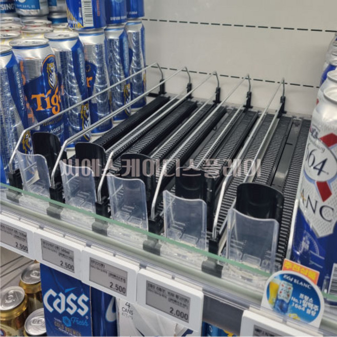 음료 자동 정렬트레이 캔음료 정리 냉장고 자동 디스펜서 자동푸셔, 음료트레이 5열 400mm, 1개, 5열트레이(400미리)
