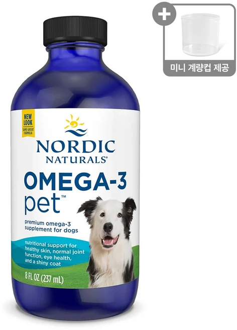 NEW 노르딕 내추럴 펫 오메가3 오일 237ml, 1개 - 쿠팡