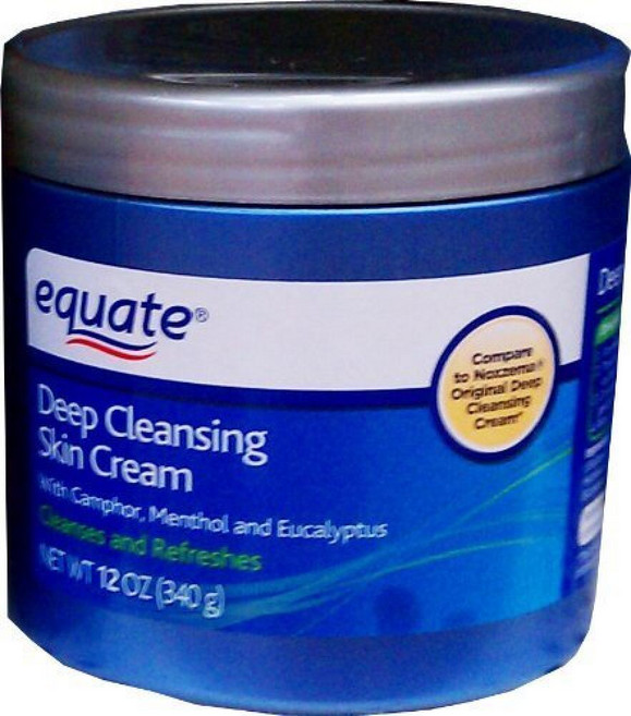 Equate 딥 클렌징 스킨 크림 355ml(12온스) Noxzema 오리지널 크림과 비교 213852