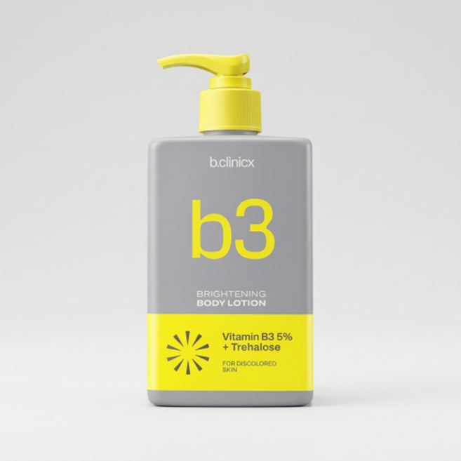 비클리닉스 나이아신아마이드 5% 브라이트닝 턴온 바디로션-착색미백케어, 1개, 300ml