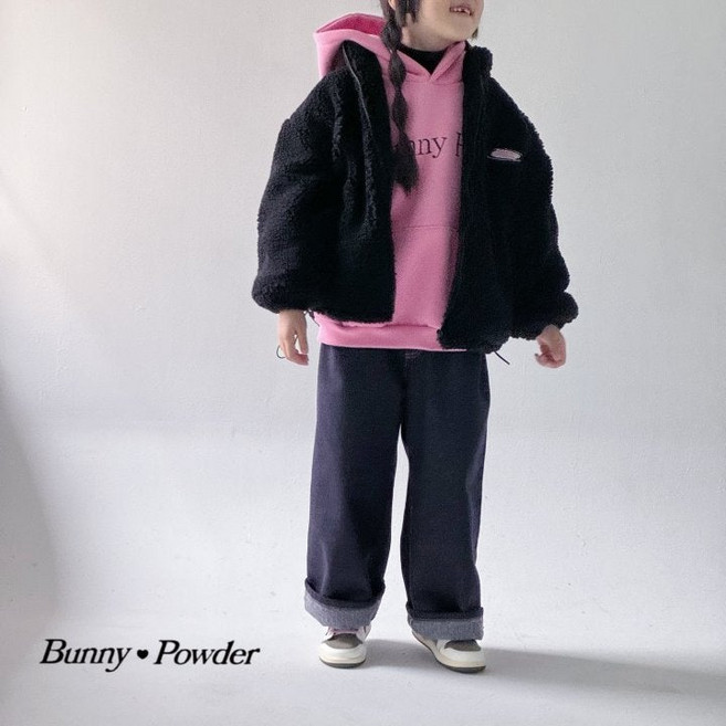 양털 호피 덤블점퍼 겨울 유아 아동 키즈 주니어 초등 성인 여성 자수 후리스 맘커플 점퍼