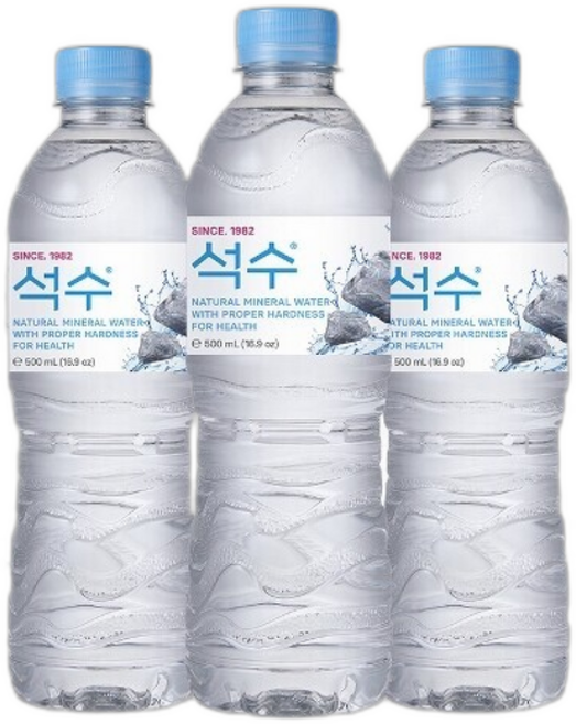 하이트진로 석수 500ml 40병 생수, 40개