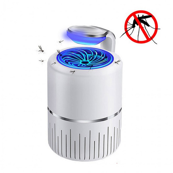 흡입식 UV LED 모기퇴치기 해충 벌레 포충기 야외 캠핑 가정용 휴대용 트랩, 본체(+모기유인제 1P)