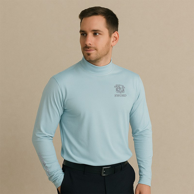 스워드 쿨링 롱슬리브 티셔츠 골프웨어 골프복 남성 스포츠 상의