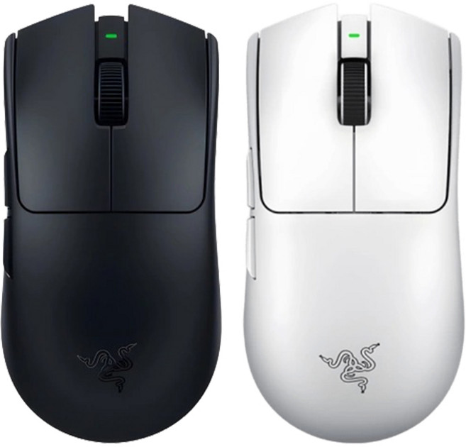 Razer 雷蛇 Viper V4 Pro 毒蝰 無線滑鼠 黑 四代光學按鍵軸 全光學感測器 輕量滑鼠 遊戲滑鼠 電競滑鼠, 黑色, 主商品+黑色素面鼠墊