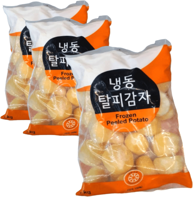 냉동 알감자 휴게소 버터구이 간편 조리용, 기본, 1kg, 3개