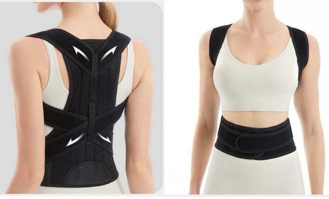 베베뉴뉴 굽은 허리 바른 자세 교정 밴드, 1개