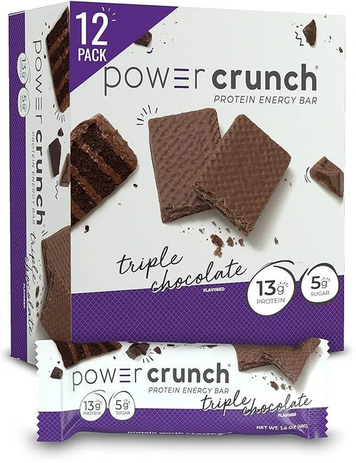 Power Crunch 파워크런치 레몬 머랭 프로틴 웨이퍼 바 40g 12개 166114 - 쿠팡