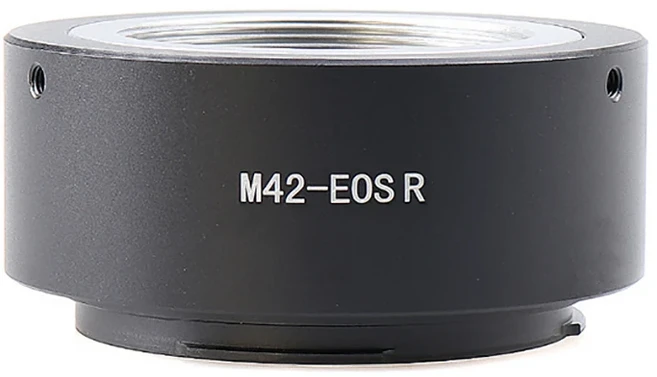 알루미늄 합금 DSLR 렌즈 어댑터 링 M42-EOSR MD-EOSR M42-N/Z CY-N/Z T2-N/Z T2-EOSR 캐논 RF EOSR RP Nik, 02 M42-EOSR, 01 빠른