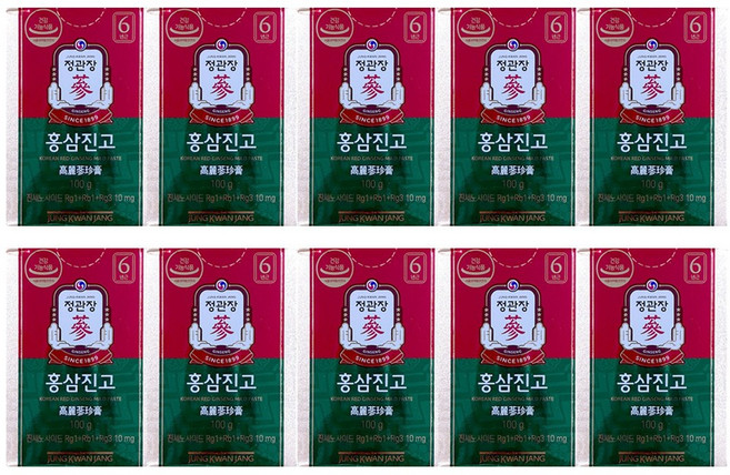 정관장 홍삼진고, 10개, 100g