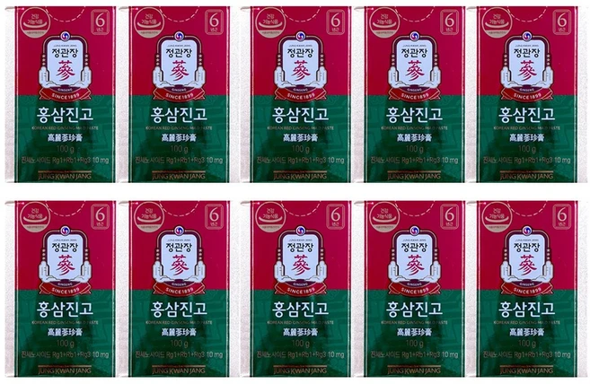 한국인삼공사 정관장 홍삼진고 홍삼농축액, 100g, 10개 - 쿠팡