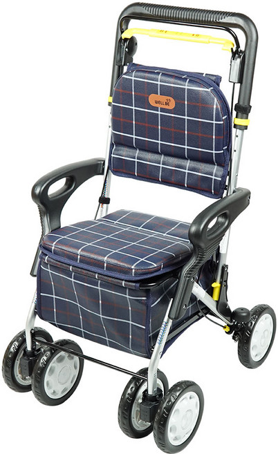 웰비 고급 실버카 노인 보행기 보조차 보행차 WB-280, 1개