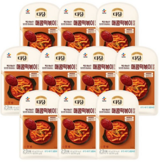 CJ제일제당 [CJ제일제당] 다담 매콤떡볶이양념 140g x 10개