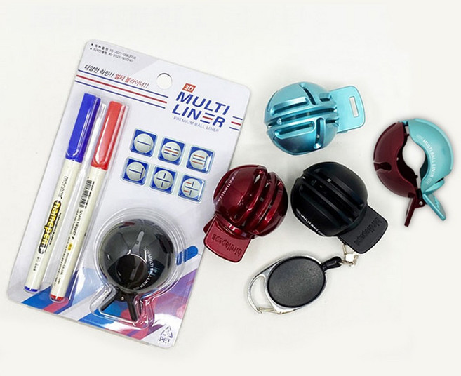 멀티볼라이너 골프볼라이너 볼라이너 필드용품 골프공마커!!, 민트펄무광, 1개