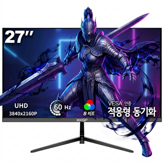 34인치 울트라와이드 커브드 게이밍 모니터 165Hz 4K 27인치 200Hz FHD 모니터 XKGF, 70cm, 27인치 4K60Hz 평면