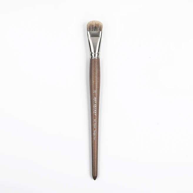 아트시크릿 4개/세트 # 697 고급 오소리 머리 전문 페인트 브러시 아티스트 중국 미술 유화 용품, 01 Size22