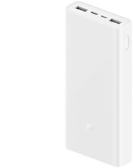 샤오미 보조배터리 3세대 20000mAh 고속 충전, 화이트