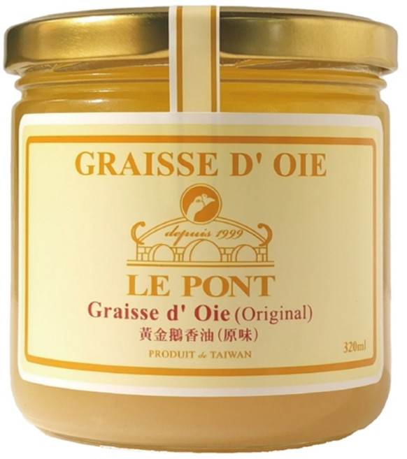 【台灣LE PONT】原味黃金鵝香油, 1個, 320ml