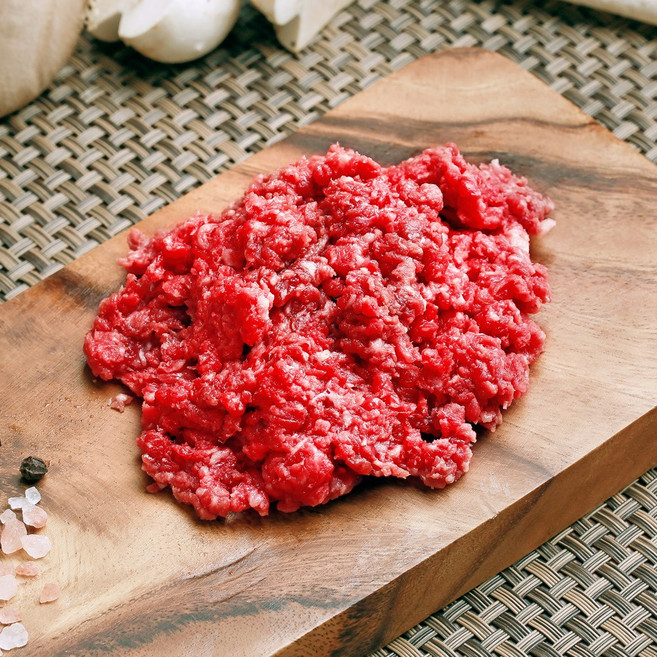 미트윈 소고기 GF등급 우둔살 중량 정형선택 소포장 냉동, 2kg, 1개, 다짐육, (500g)