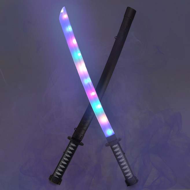 LED 2세대 레인보우 닌자 무사검 (칼집포함), 단품, 단품