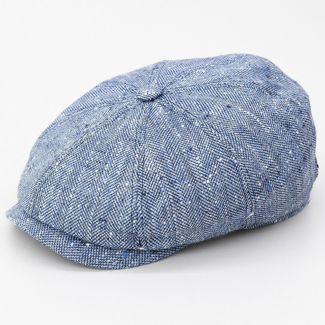 스텟슨 헤터러스 실크린넨헤링본 헌팅캡 모자 6842507