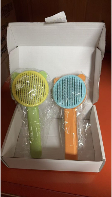 고양이 털 브러시, 1개, 하양
