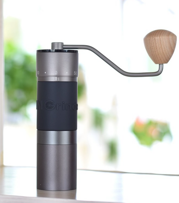 Kingrinder K4 /K6 수동 커피 그라인더 휴대용 밀 420스테인리스 스틸 48mm 스테인리스 스틸 티타늄 도금, 02 K6, 1개