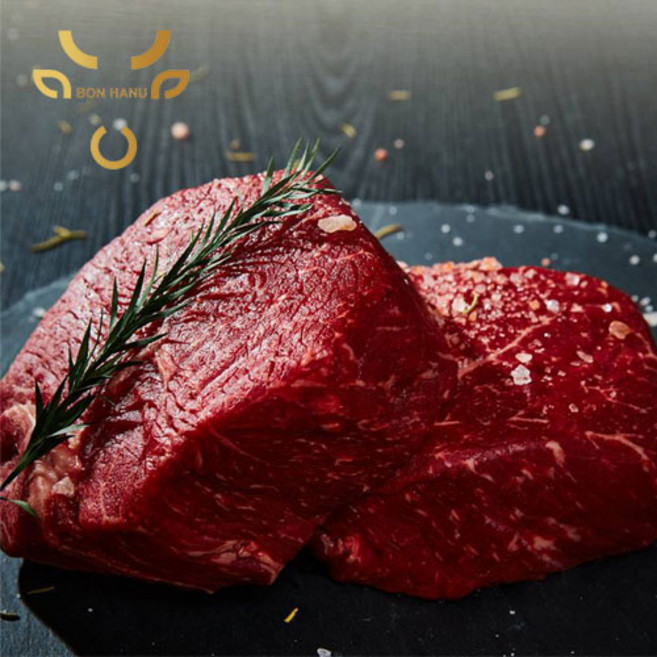 [본하누] 저온숙성 한우 보섭살 1++ 스테이크 300g (S04924), 1개
