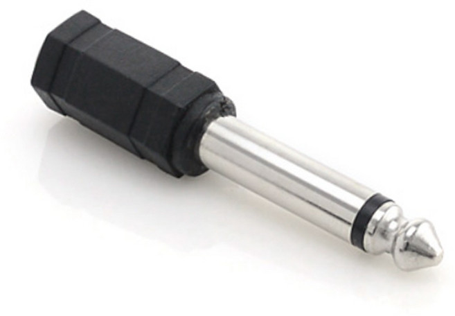 모노3.5mm 암 모노55PLUG 암 플러그 변환잭 젠더 총알 헤드폰, 1개