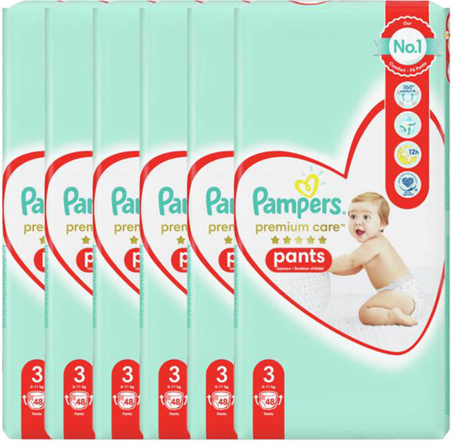 데코마당 3세트 팬티 4 5 6단계 유로 베이비드라이 팬티형 기저귀, 3단계, 288매