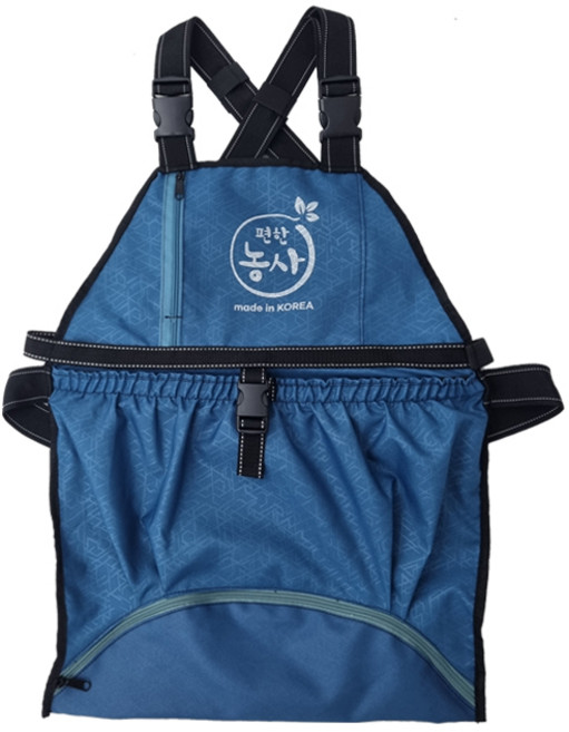편한농사 앞치마 수확앞치마 버클형 나물수확 매실수확, 1개