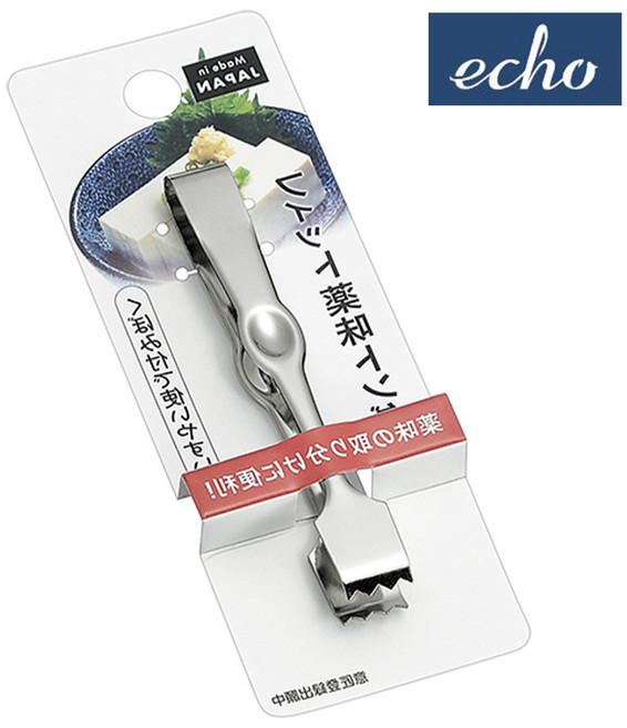 일본 에코/스텐레스 약미집게(미니양념집게), 스텐, 1개