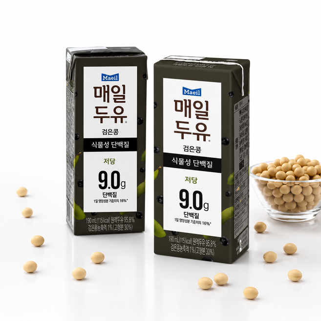 매일두유 검은콩 190ml 24팩, 24개
