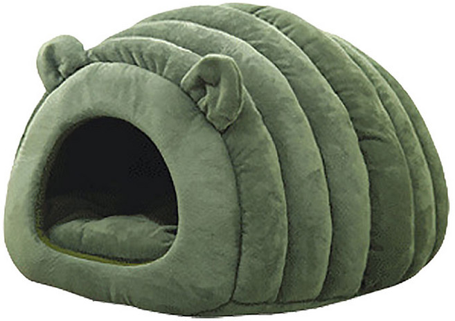 세이코코아 고양이 숨숨집 애벌레 하우스, 그린, 1개