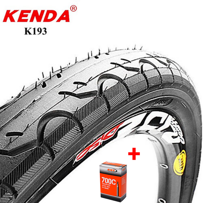 평촌바이크 _켄다타이어 700x35C + CST튜브 포함 하이브리드 타이어 (K193), 1개
