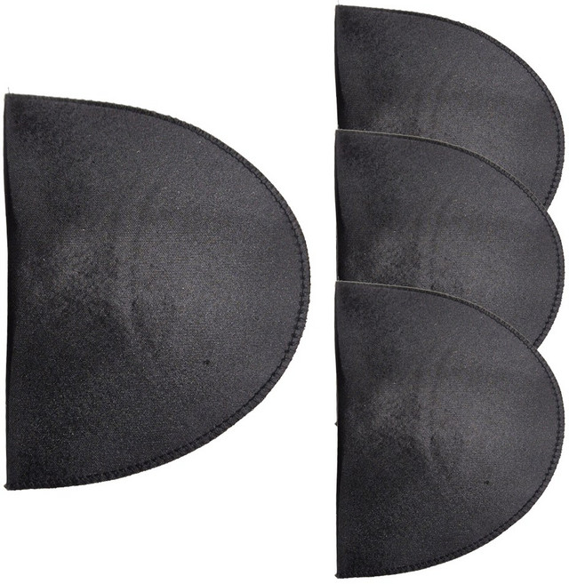 보드레 어깨패드 싸개패드 어깨뽕 자켓 코트 어깨라인, 2개, 블랙 4mm/1쌍