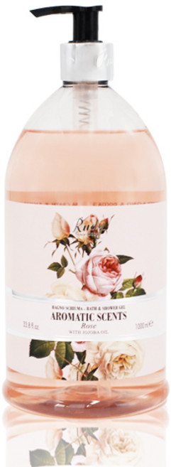 루디 아로마틱센트 바스앤 샤워젤 로즈향, 1L, 1개