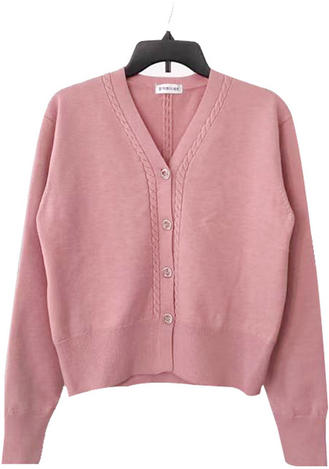 블랙케이세븐 여성 니트 가을 겨울 긴팔 가디건