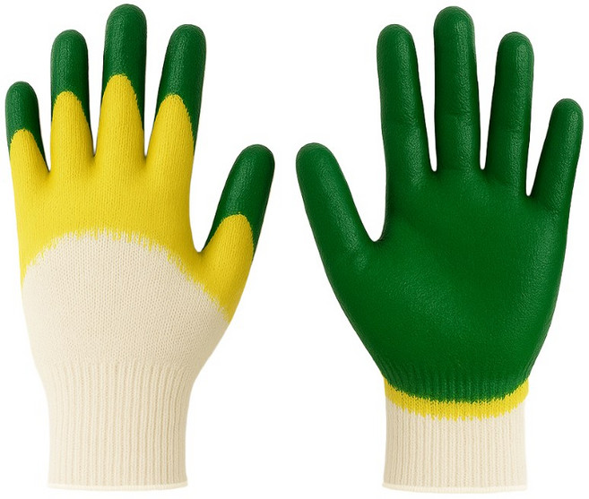 산업용 코팅장갑 청이중 코팅장갑, 10개, 이중코팅